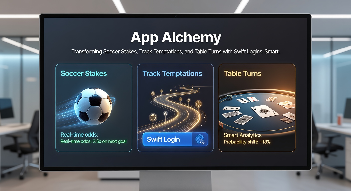 Dynamic app dashboard highlighting bonus bursts for soccer bets, horse racing specials, and casino free spins