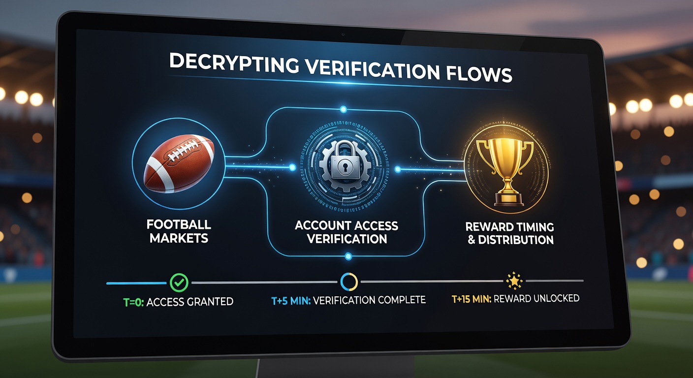 Diagram illustrating reward activation timelines following verification approval in sports and casino betting systems
