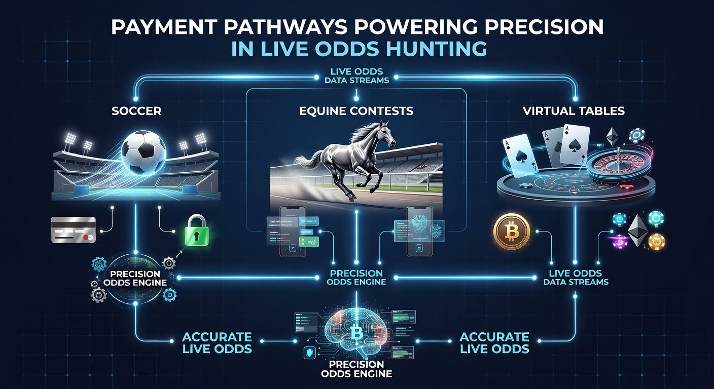 Illustration of secure payment pathways connecting to live soccer, horse racing, and casino betting interfaces
