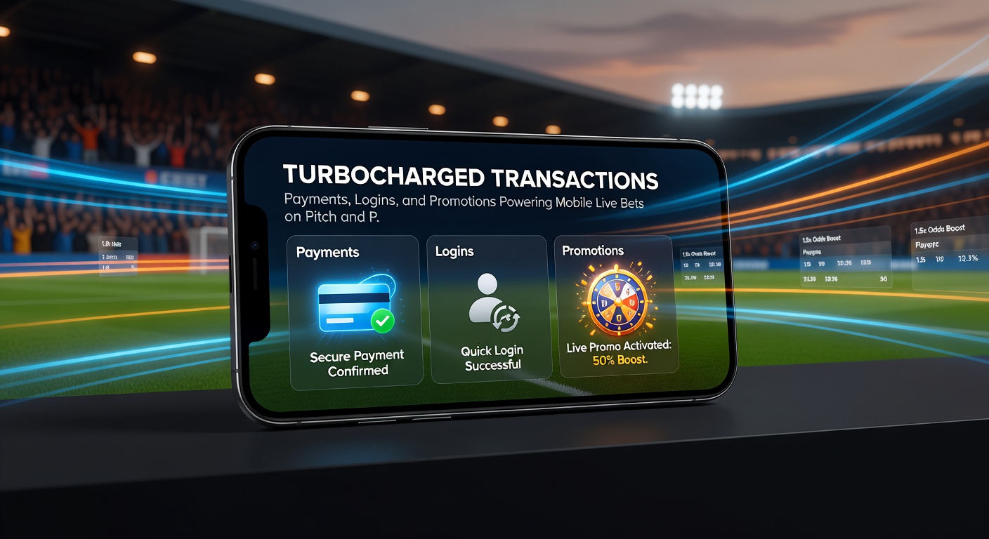 Close-up of a racetrack paddock with overlaid mobile app interface showing live horse racing odds, login prompt, and promotion banner for boosted payouts